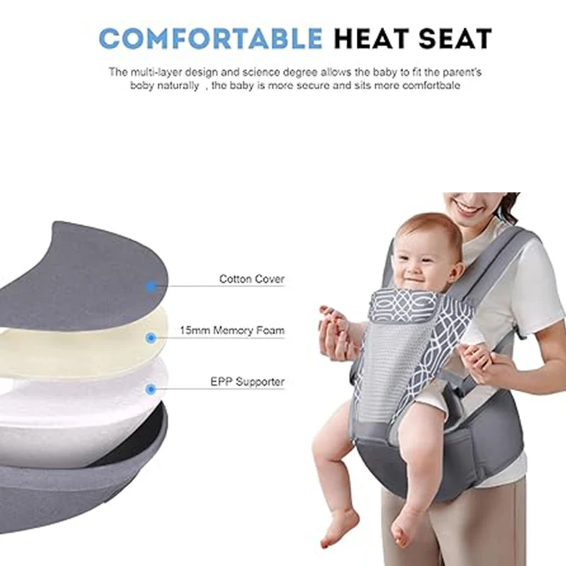 Tabouret de taille pour bébé, siège de protection des hanches, taille ergonomique, sécurité des nouveau-nés, haute qualité