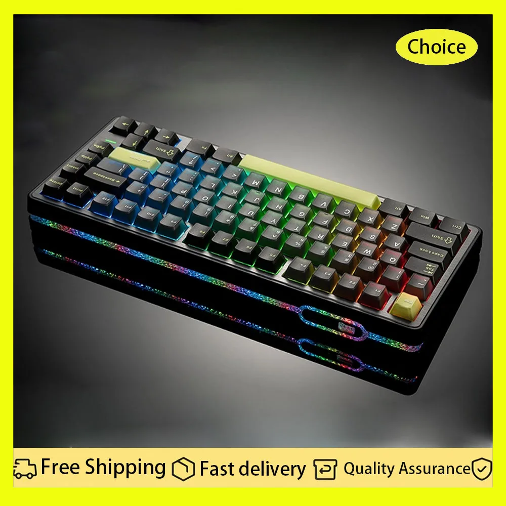 

VGN Esports Games Keyboard 3Mode 2.4G Wireless/ Bluetooth/Wired Gaming Accessories RGB Ergonomic Customized Keyboard Office