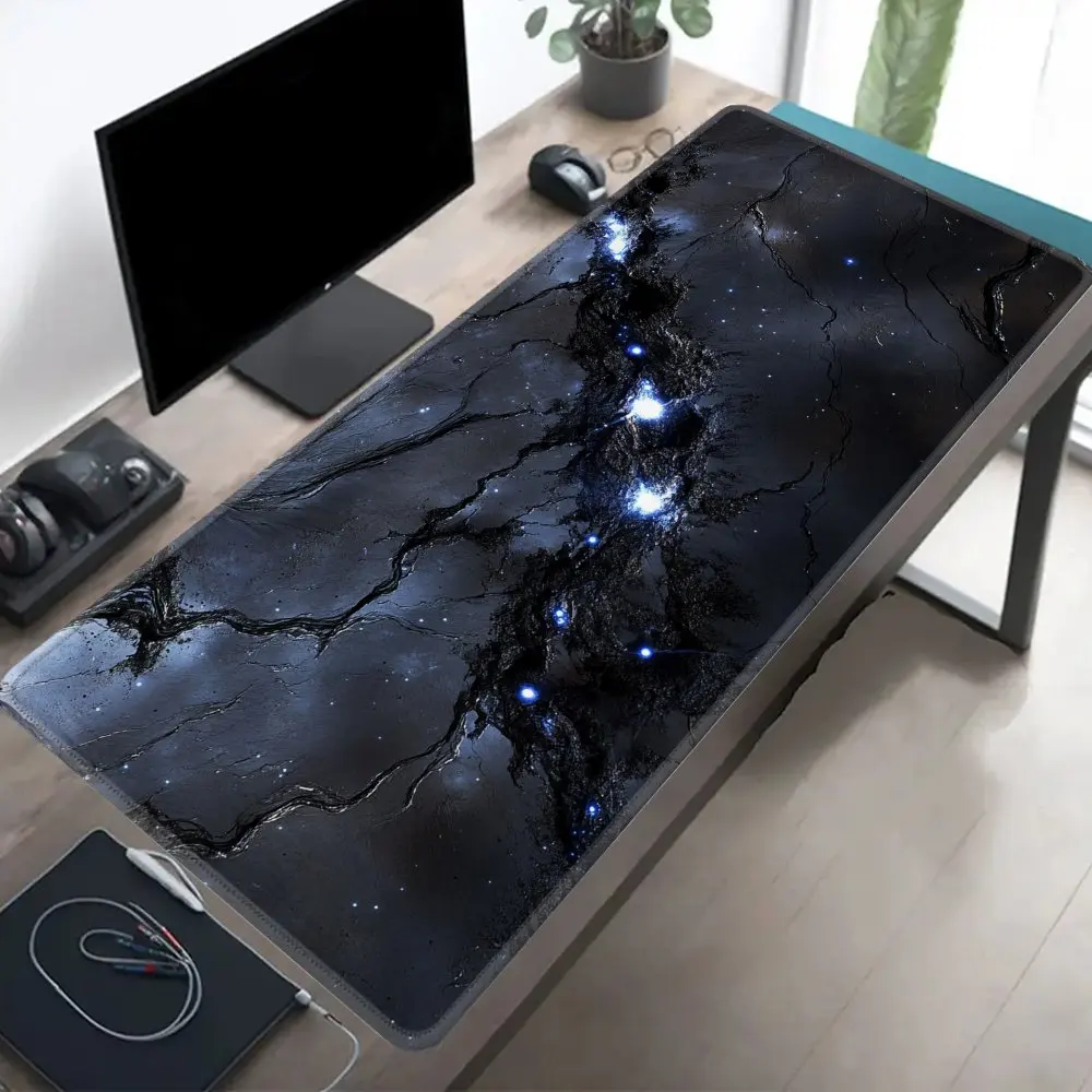 

Удлиненный коврик для мыши Comfort с тканевой поверхностью и устойчивой резиновой основой для игровых ПК, ноутбуков, клавиатур, офисных столов