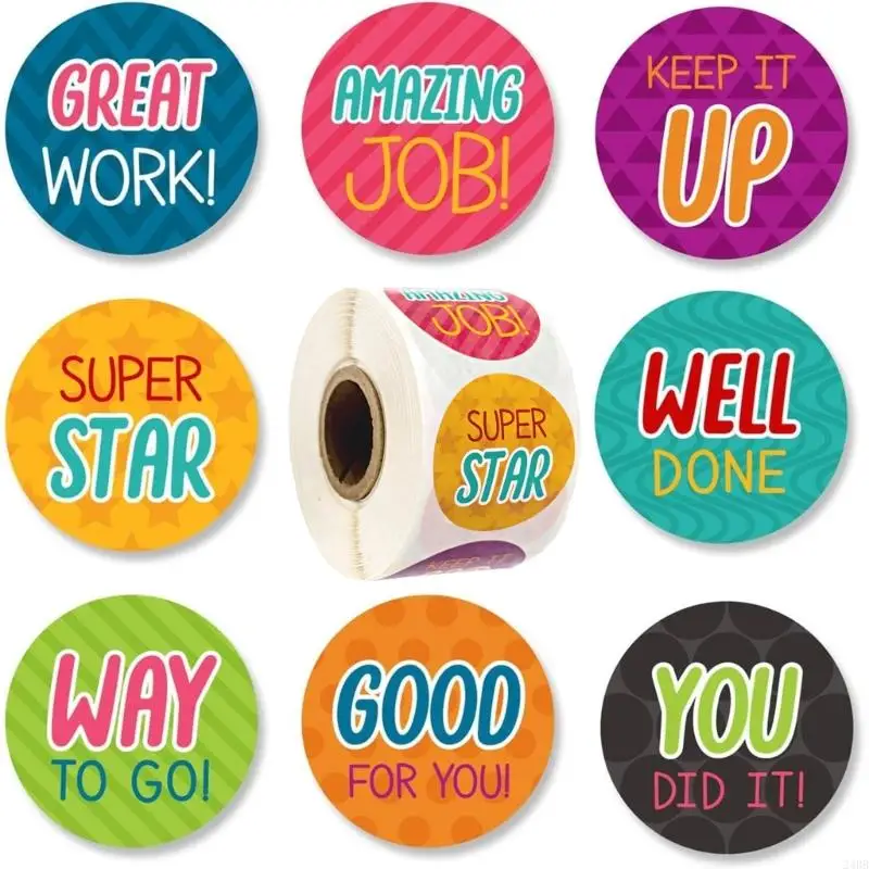 500 Pcs Motivational Sticker Decorative Sticker Reward Sticker Incentive Sticker 24BB