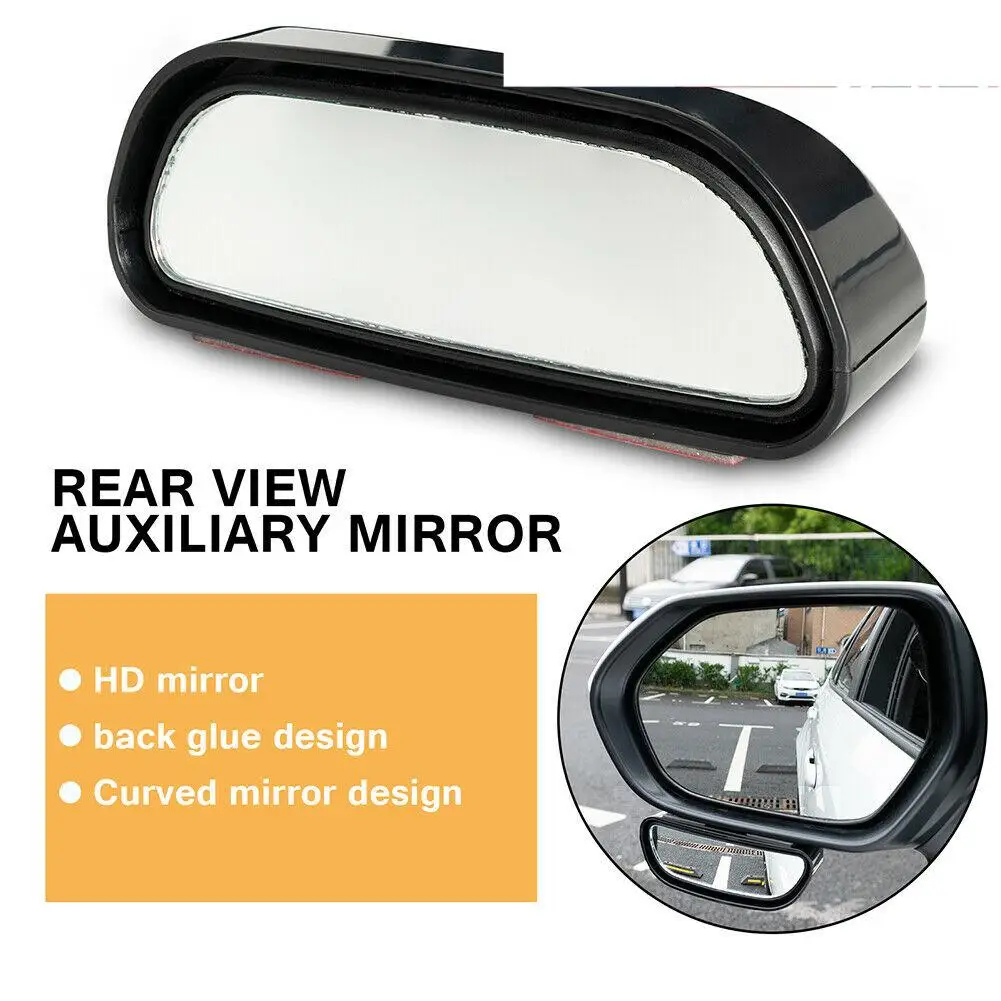 

1pcs Car Blind Spot Mirror Adjustable Car Towing Reversing Rearview Mirror Reversing Wide Angle Auxiliary Rearview Mirror