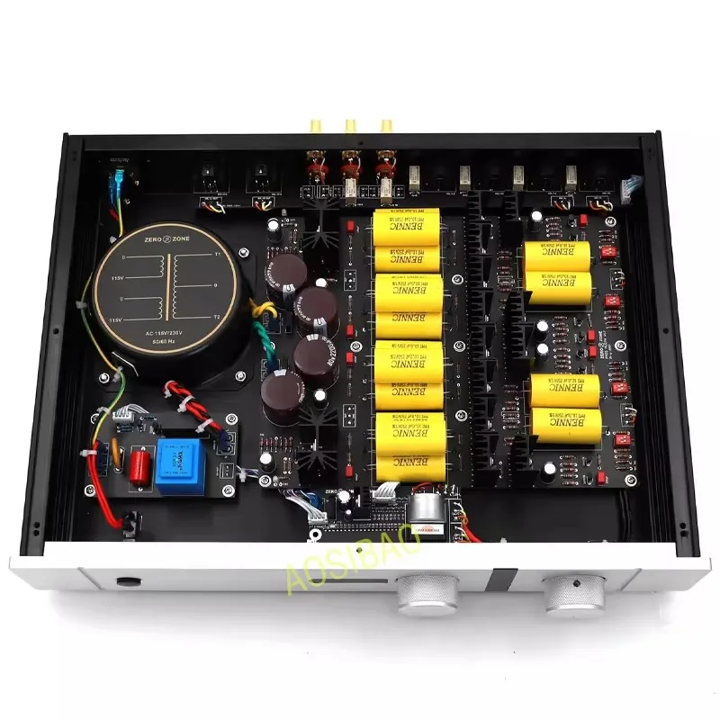 Sunbuck PASS P17 MOSFET HIFI Preamplifier Remote Control fully Balanced Class A Preamplifier Amplifier Audio Pre amp