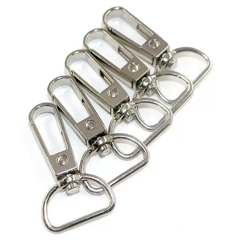 22-piece metal rotating keychain, universal hook outdoor hanging buckle, DIY outdoor backpack button
