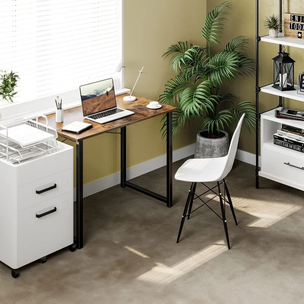 32-дюймовый современный стол для домашнего офиса, письменный стол для студентов в минималистском стиле для учебы и работы