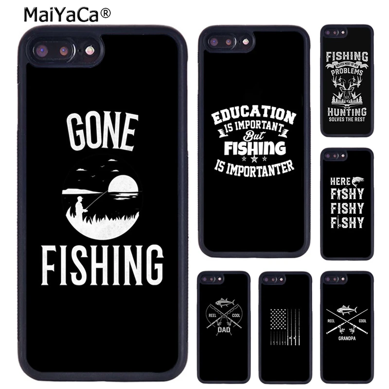 Fishing Pulse heart beat Phone Case For iPhone 16 15 14 plus 11 12 13 Pro  XR XS Max coque Cover Shell