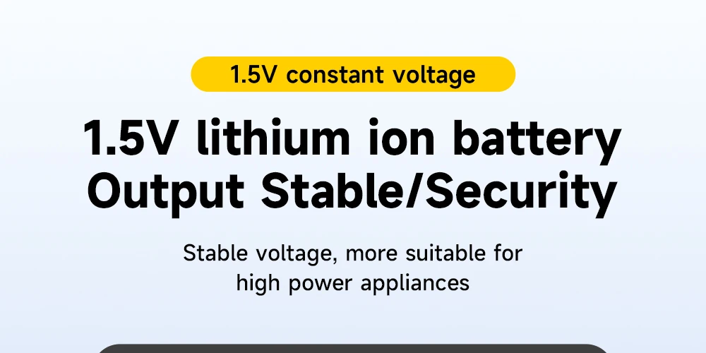 PALO 1,5 V AA wiederaufladbare Batterie 3500 mWh Lithium-Batterien für ferngesteuerte elektrische Spielzeuge, Mäuse, Uhren und Radios – Detail 5
