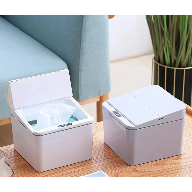 Cross Border Intelligent Induction Tissue Box Creative Cute Mini Paper Towel Storage Box for Living Room Coffee