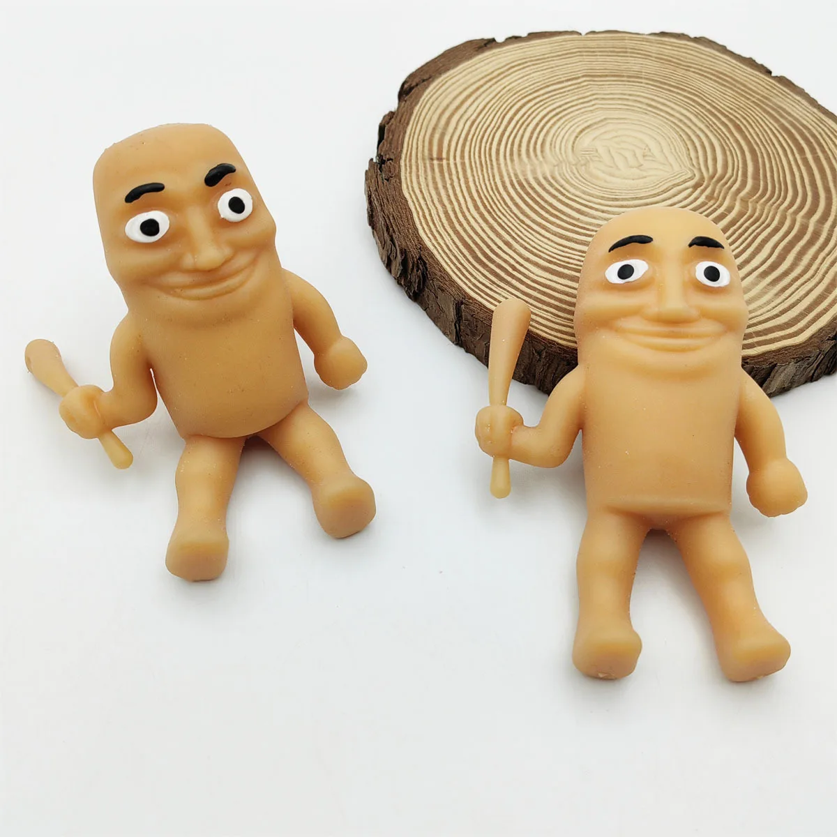 Funny Stretchy Stick‑Figure Fidget Toy Soft TPR Squeeze Sensory Gadget Anxiety Stress Relief Desktop Novelty Decor for Adults