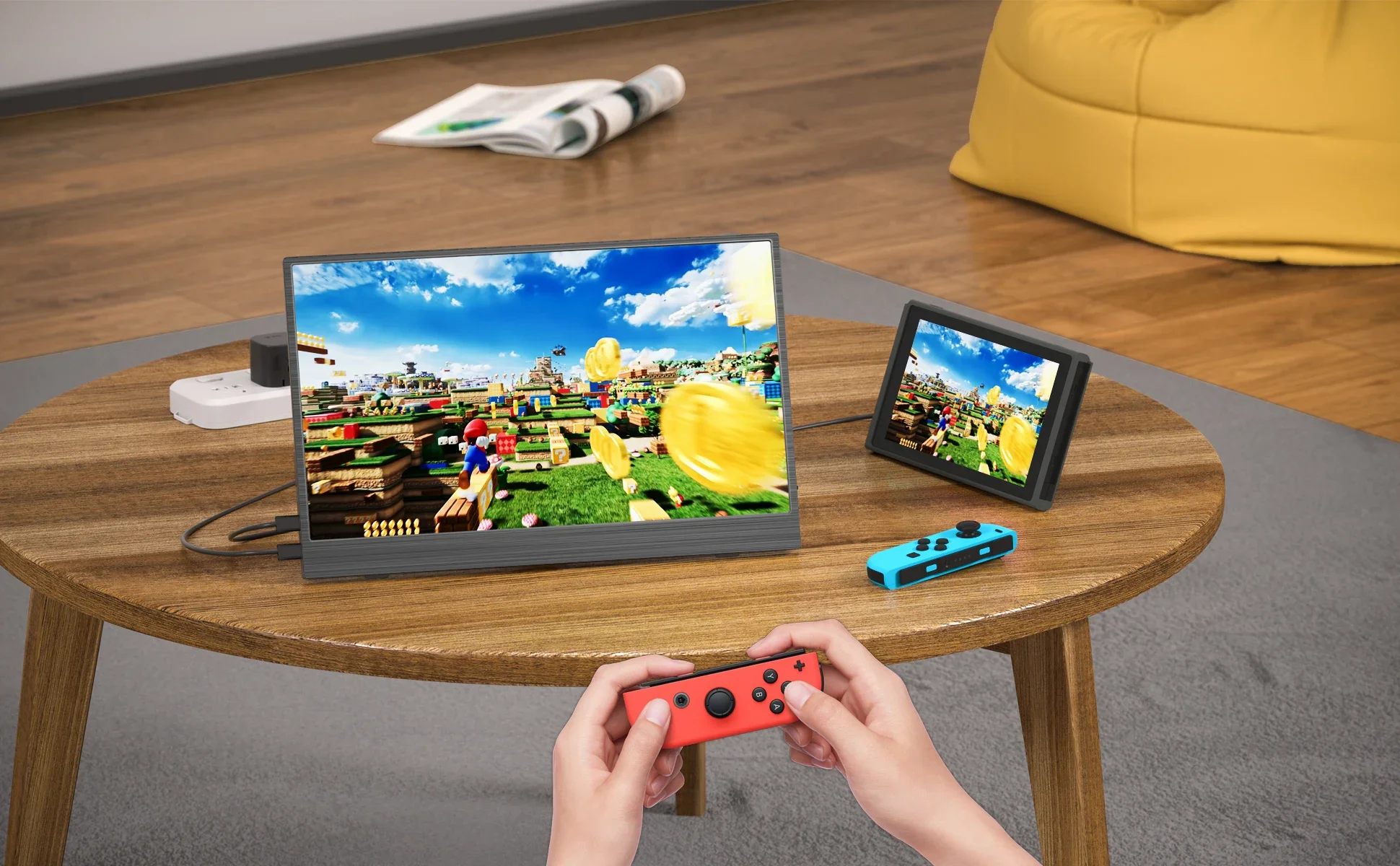 شاشات LCD LED صغيرة مقاس 13.3 بوصة تعمل باللمس وشاشة ألعاب 4K وشاشة لوحة IPS وشاشة عرض USB وشاشة محمولة لأجهزة الكمبيوتر المحمول