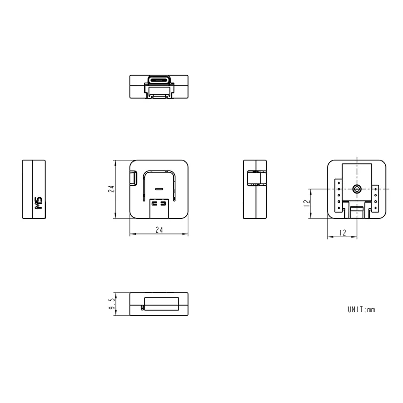 

N01R-ATOMS3 Lite ESP32S3 Комплект разработки Iot, интеграция AI, беспроводное программирование для обучения и прототипирования