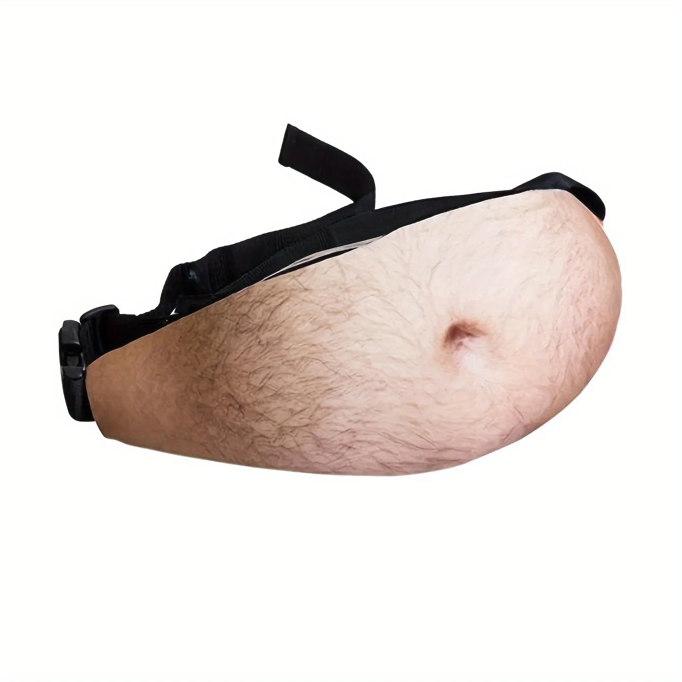 Men's Belly Pattern Waist Bag, Father's Day Christmas Gift, Fun and Creative Beer Belly Printed Waist Bag