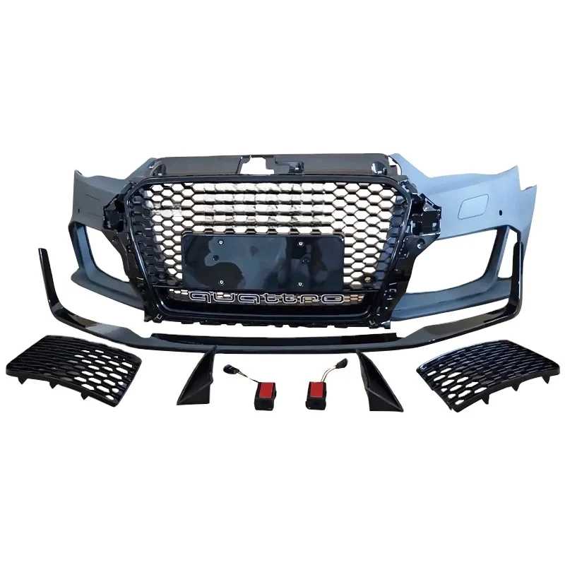 

Car A3 S3 8V Front Bumper Body Kits A3 S3 2013 2014 2015 2016 Facelift RS3 Auto Bodikits A3 S3 Hatchback Sedan Bumper