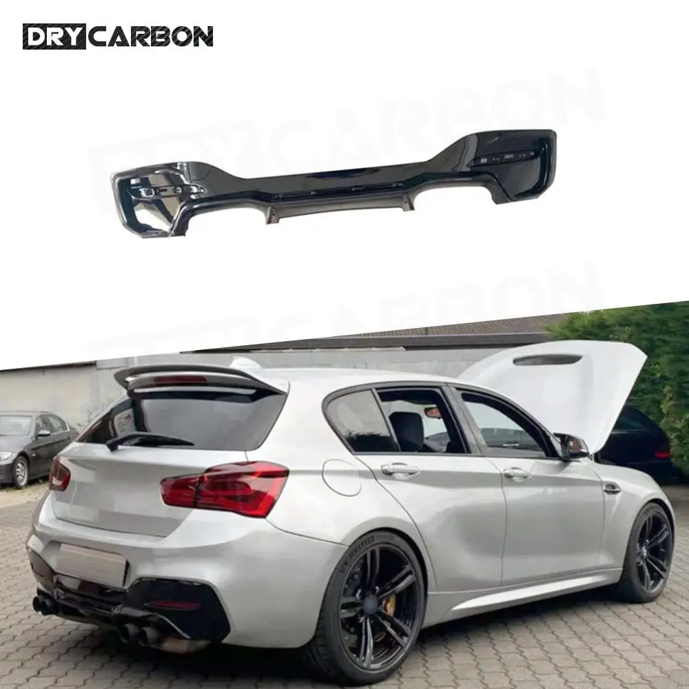 

Задний диффузор автомобиля, комплекты кузова из АБС-пластика для BMW 1 серии F20 M Sport M135i 140i 2015-2018, задний диффузор для губ, сплиттер, спойлер