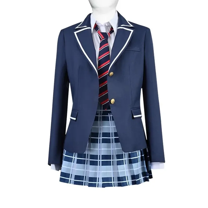 Wonderlands×Showtime Kusanagi Nene Shiraishi An cosplay costumes Colorful Stage Feat School Uniform Role Play Suit Wig For Women