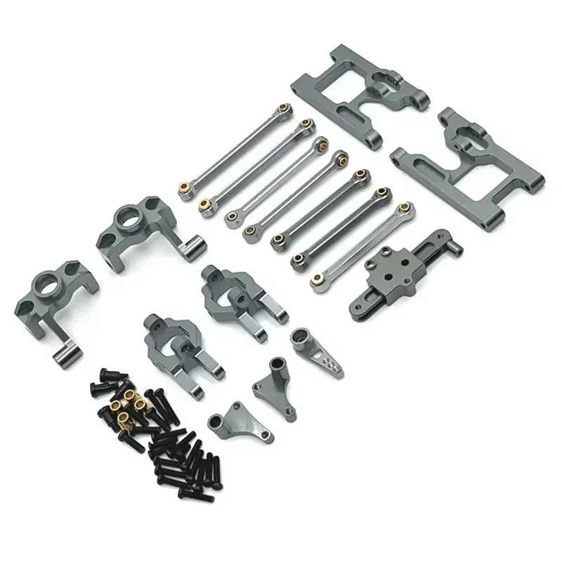 Wltoys 124006   12423 12427 12428 12429 Zestaw metalowych części do modernizacji Kubek kierownicy Zespół drążka łączącego 1/12 RC Akcesoria samochodowe