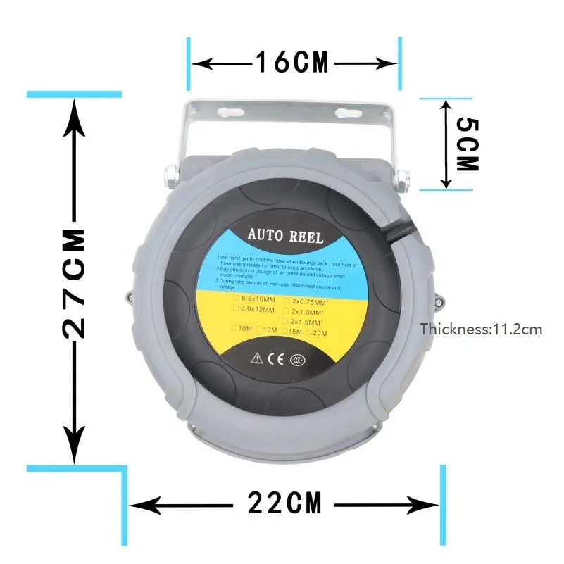 1PCS 10~20m CAT6 CAT5E Retractable Data Network Ethernet Cable Reels With Slip Ring Inside