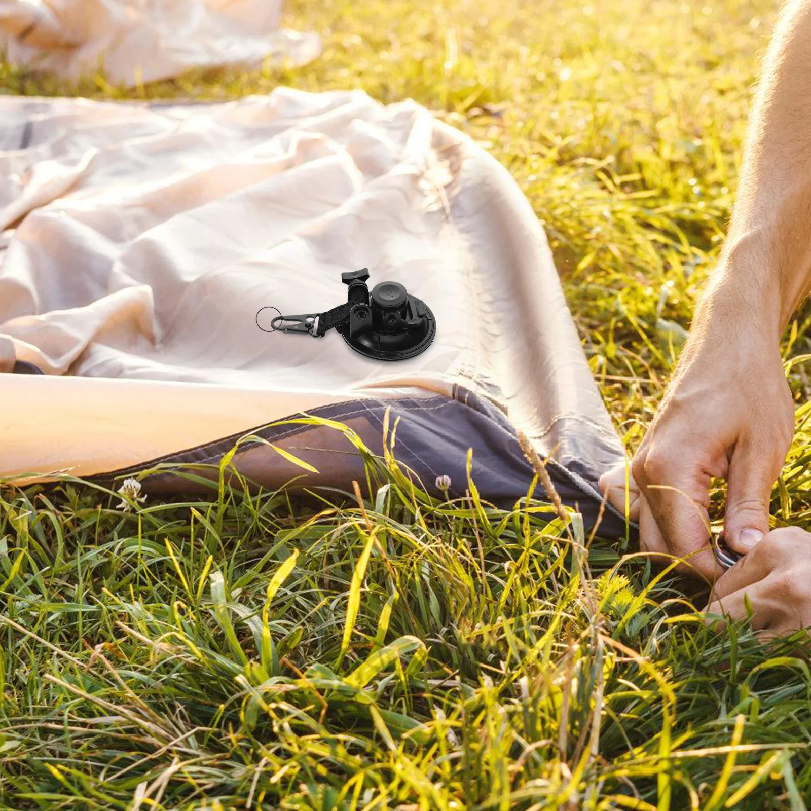 الثقيلة شفط كأس السنانير السوداء ل Rv سيارة مخيمات المظلة قارب التعادل أسفل زجاج النافذة مقاطع قماش القنب مقاوم للماء