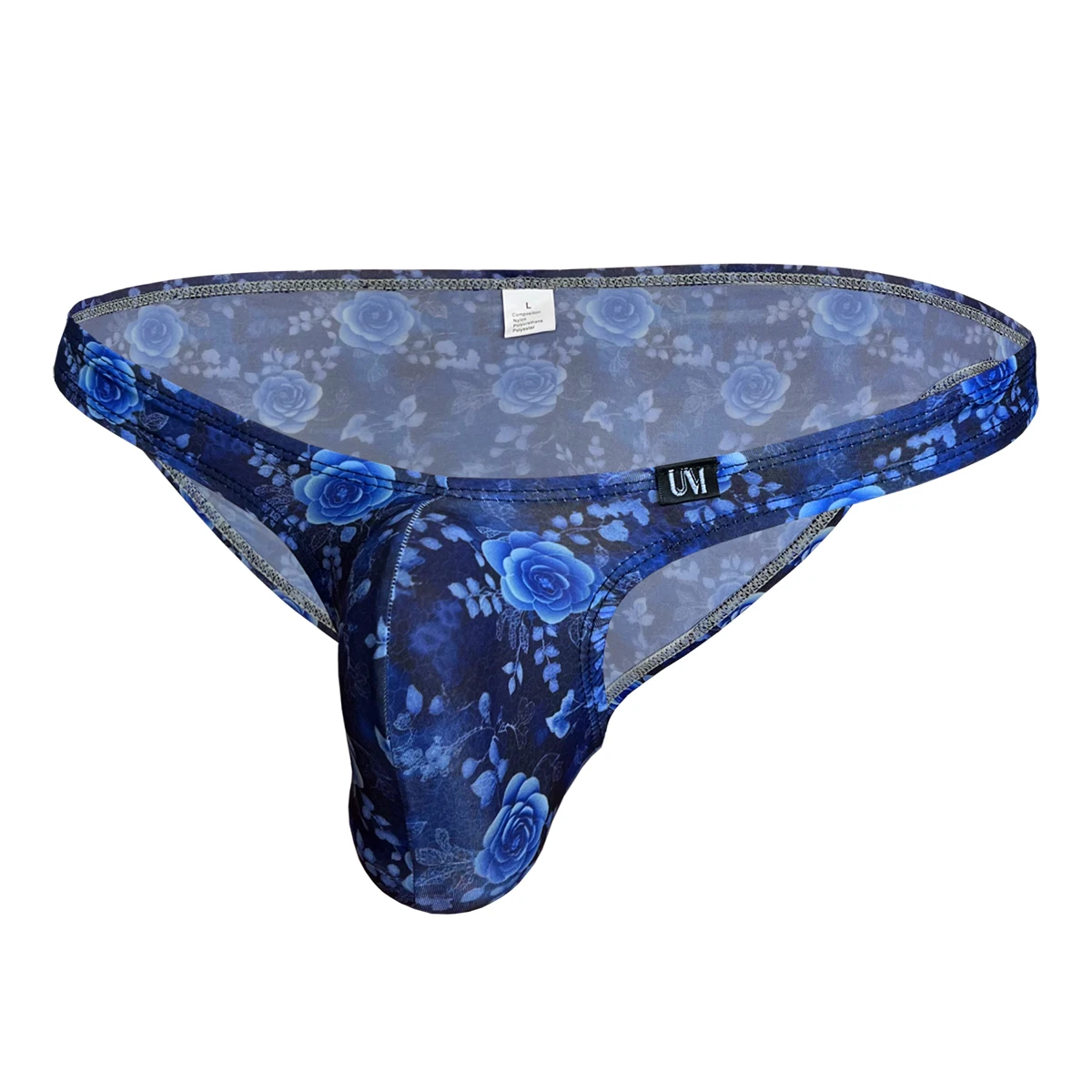 mens sexy briefs underwear printting low rise up-pouch thin undies