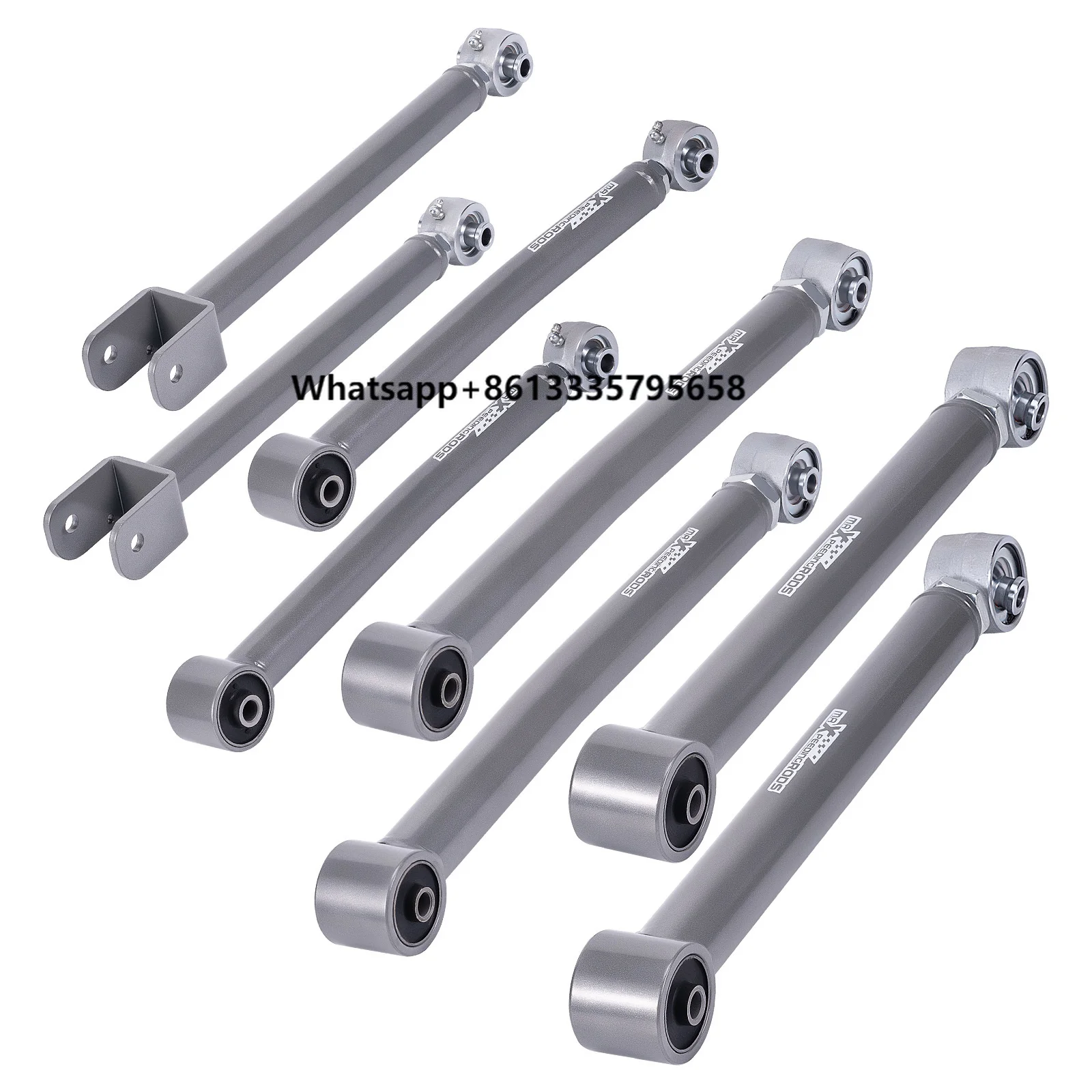 

8pcs Front & Rear Adjustable Control Arms Suspension Kit for Jeep Wrangler JK 2007-2018