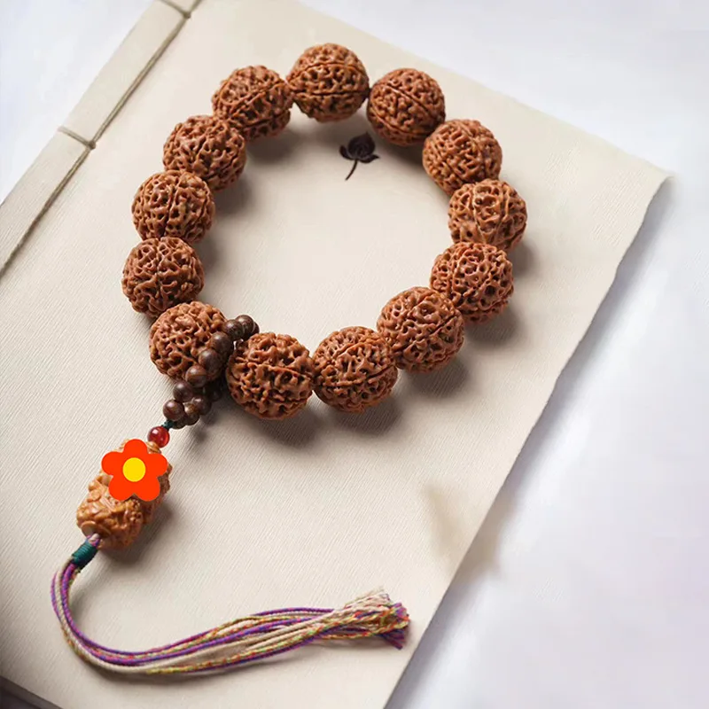 Running Wheel TypeDIYIndonesia Rudraksha Bracelet Jewelry Factory Wholesale Specifications2.4Left and Right Men's and Women's Ro