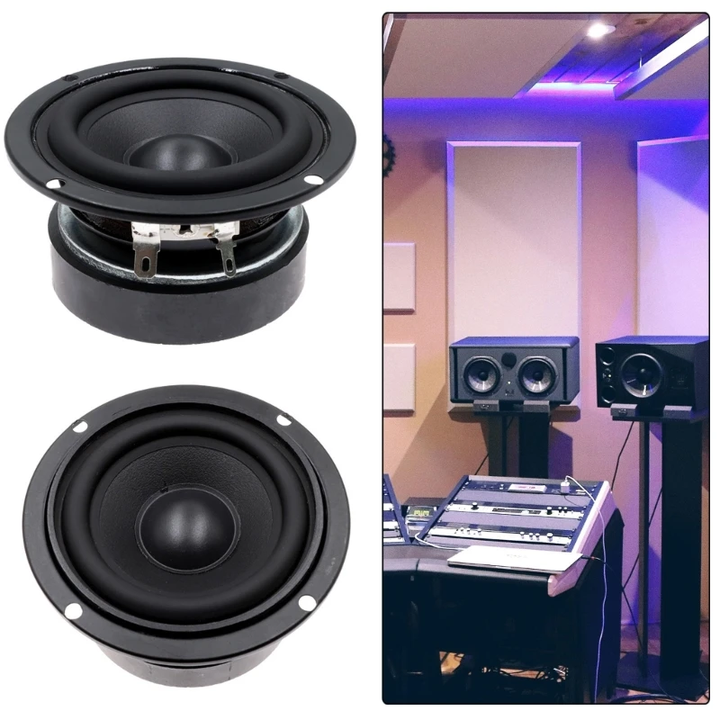 3Inch Speakers 15W 4Ω Round Horn Horn Full Frequency Subwoofer Loudspeaker Horn For Small Speakers Music