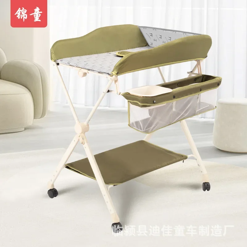 Diaper Table Baby Care Table Stable Upgraded Export Quality Multifunctional Foldable Massage Touch Adjustable in Five Levels