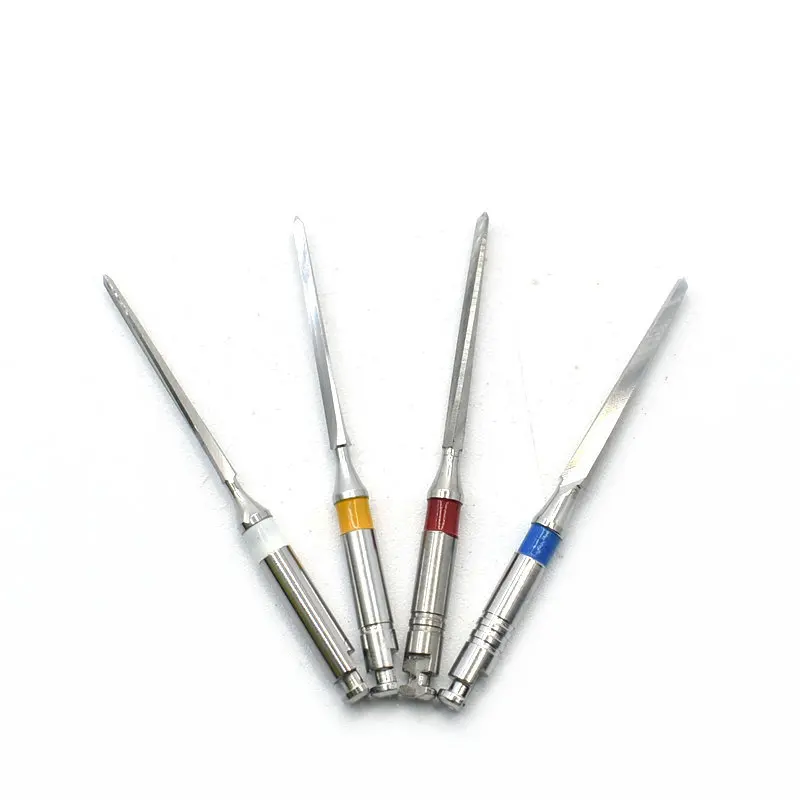 Dental Metal Drills 3M Reamers Stainless Steel Reamers Drills For Screw Fiber Post  Clinic Lab Material 4Pcs in Pack