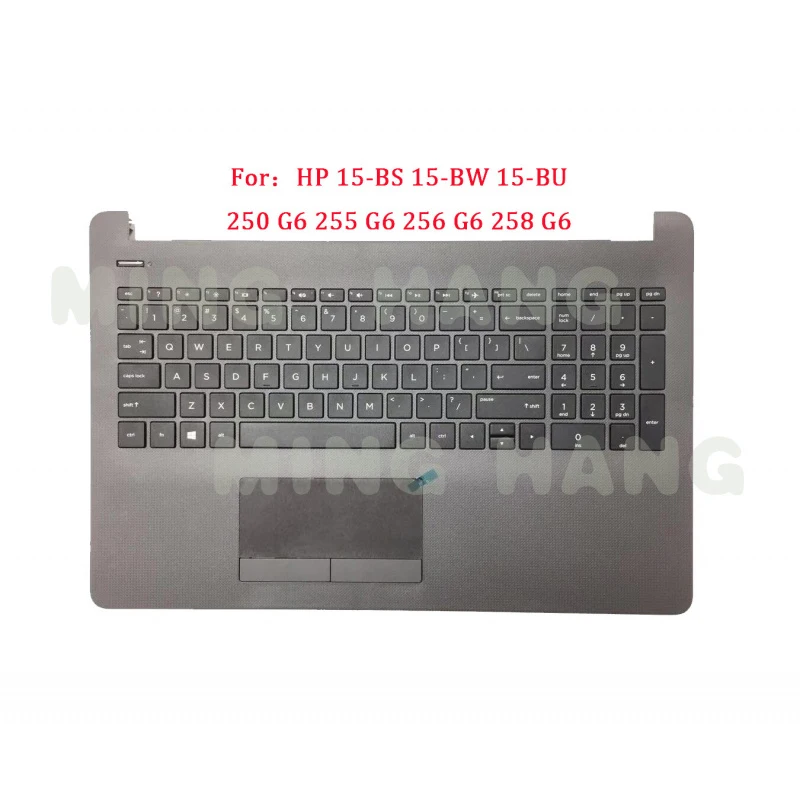 

l Laptop Plamrest With Touchpad For HP 15-BS 15-BW 250 255 256 G6 929906-001 Grey