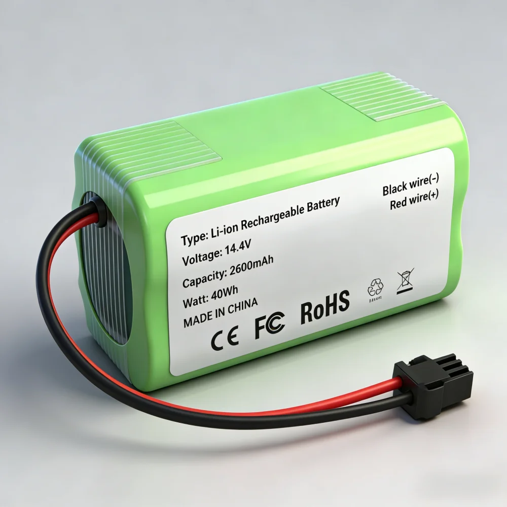 JYB OEM Replacement Battery 14.4V 2600mAh for Eufy RoboVac 30C Max G30 Ecovacs Deebot N79S DN622 R450 Conga 990 1090 1790