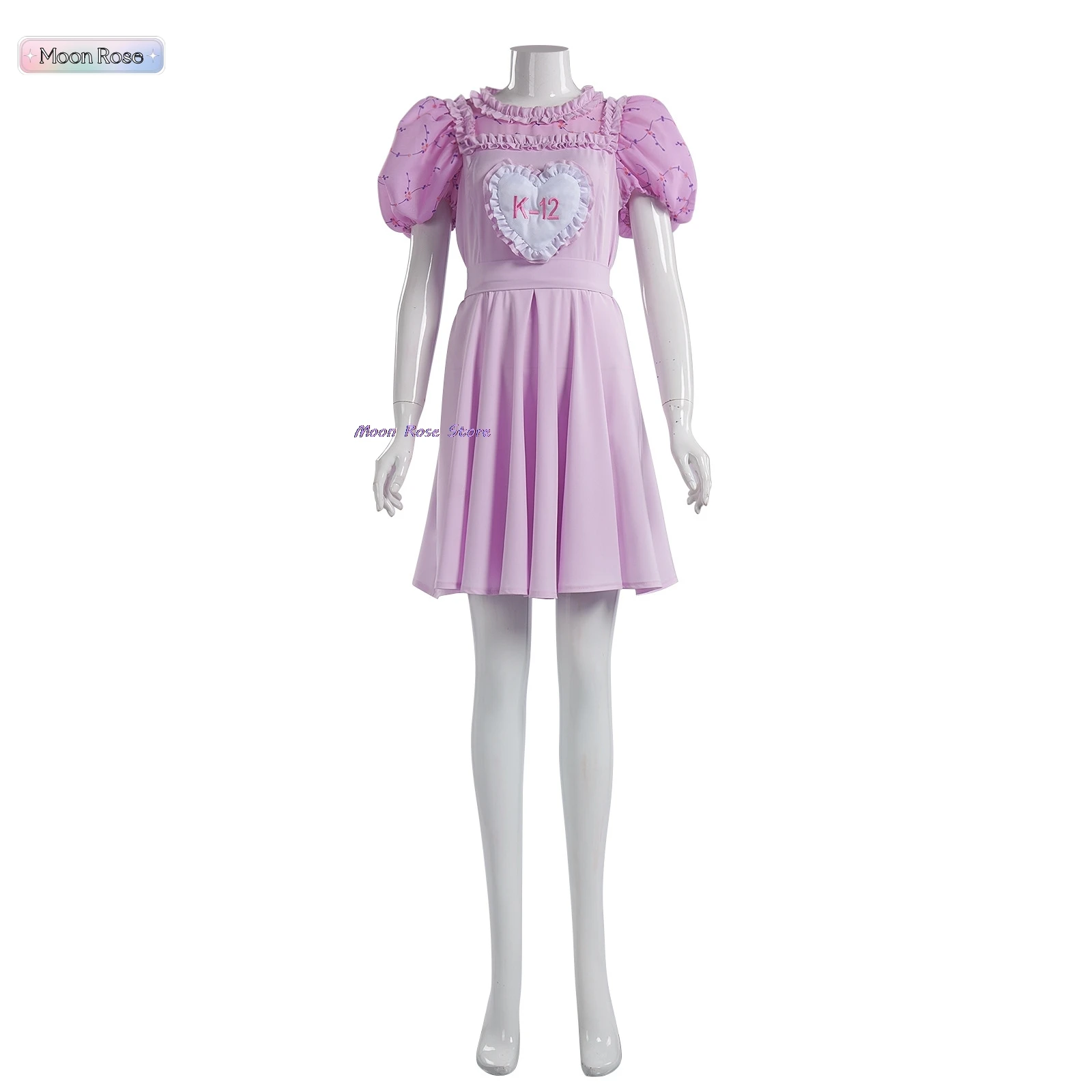 Women's K-12 Crybaby Angelita Cosplay K12 Uniform Pink Purple Dress Sweet Girls Melanie Martinez Outfits Halloween Costume