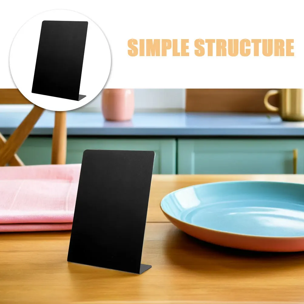 6pcs Mini Chalkboard Signs Erasable Food Menu Boards For Buffet Restaurant Catering Bakeries Kitchen Wedding Party Tabletop