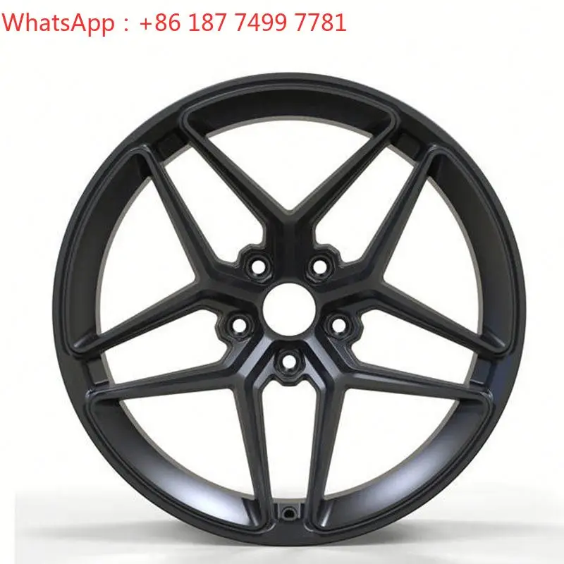 18 20 22 24 Inch Custom Black White Forged Alloy Modified Passenger Car Wheels
