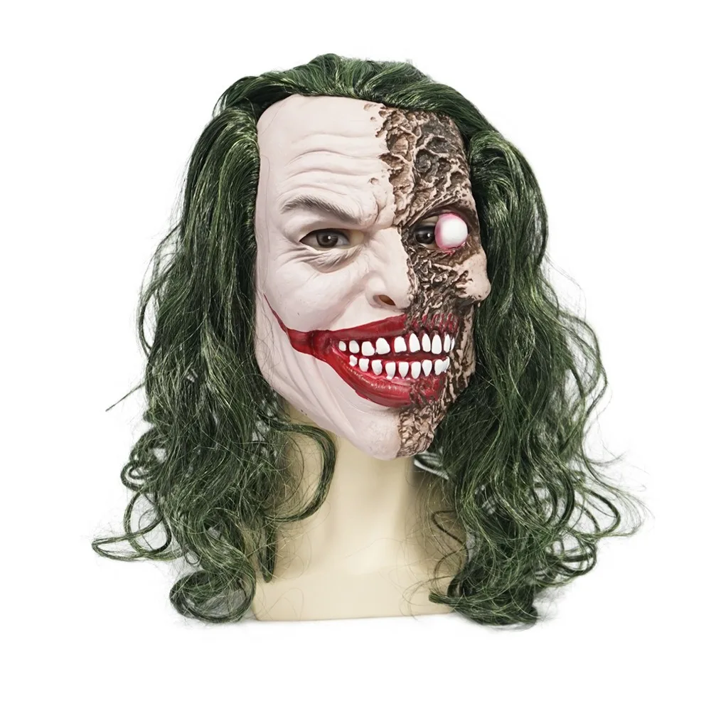 Scary Halloween masks with eye-popping and funny latex hoods