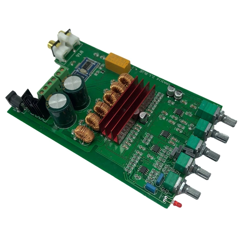 

HIFI Bluetooth Audio Digital Amplifier Board DP1 TPA3116 D2 NE5532 X 4 2.1 Subwoofer Power Amplificador Board 50Wx2+100W