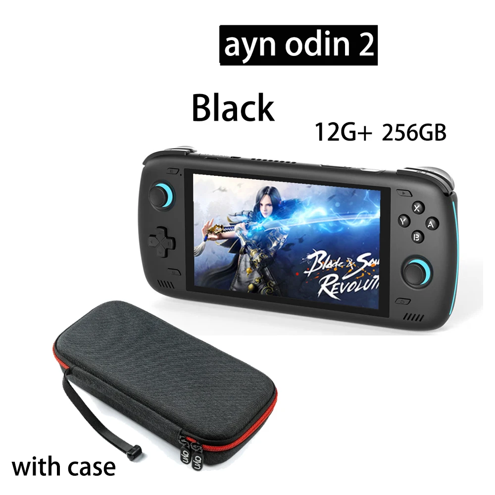 AYN Odin2 mini pro ブラック専用ケース付き [美品] 無料バッグ Ayn Odin 2 Pro アップグレードバージョン 6 