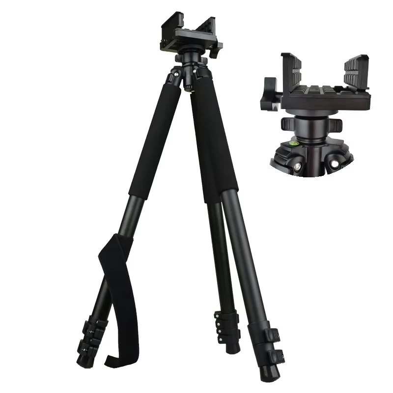 New 340 aluminum alloy outdoor tactical sniper bracket 1.5m hunting and shooting shock absorption three-section