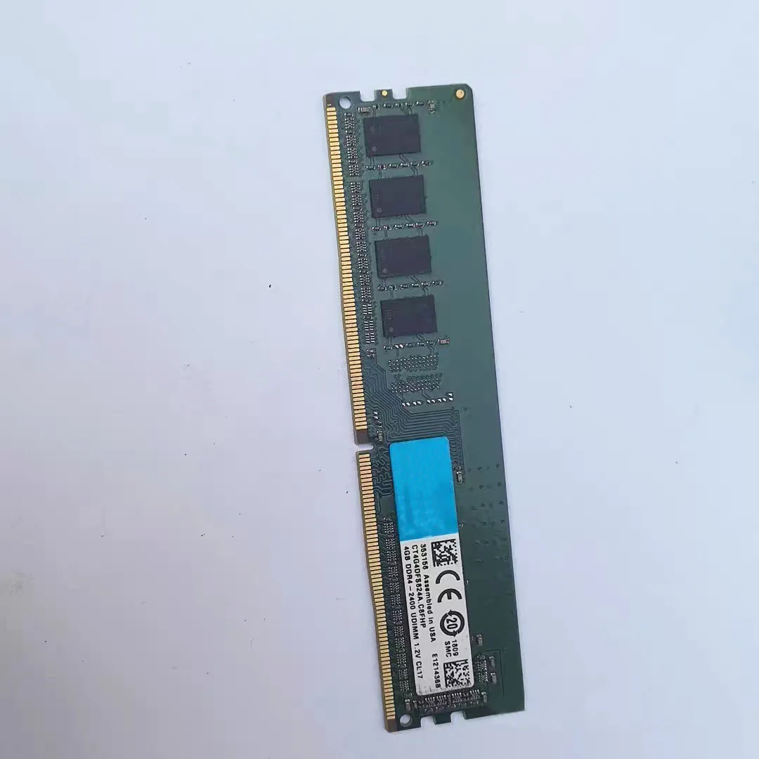 For Micron, INRIDA 4G DDR4-2400 UDIMM CT4G4DFS824A desktop memory stick