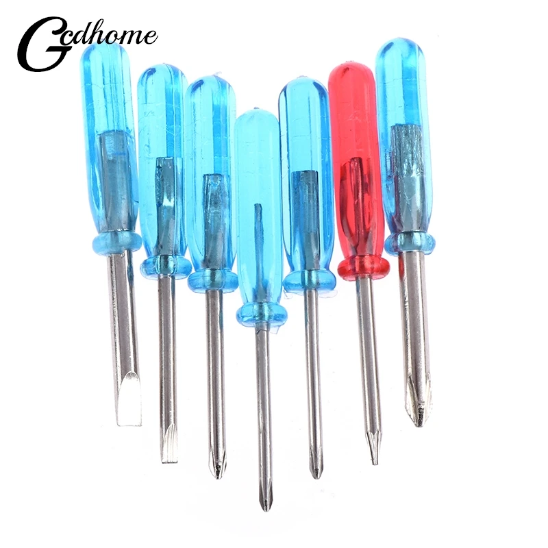 7 PCS Mini Screwdriver Set Slotted Cross Word Head Five-pointed Star Screwdriver For-IPhone-Samsung Phone Laptop Repair Tool