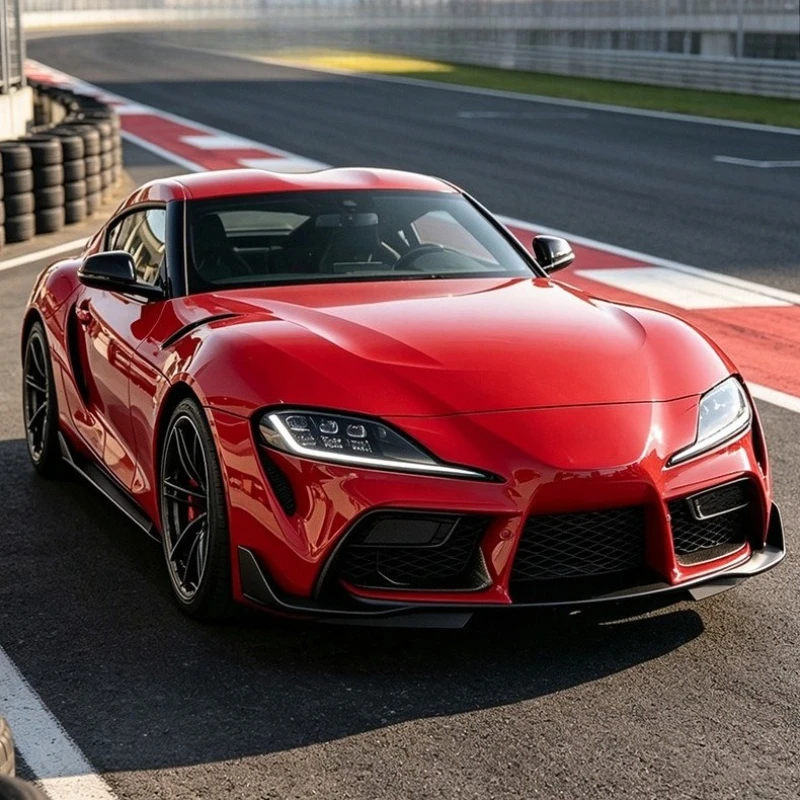 Front Bumper Canard Spoiler Trim For Toyota Supra A90 A91 2019-2026 Exterior Decoration Car Styling Auto Accessories Upgrade