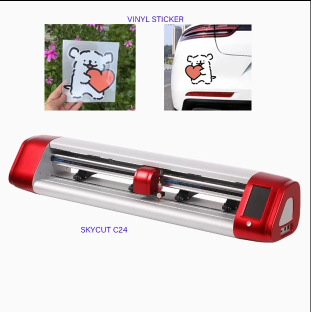 SKYCUT C24 Cutting Plotter Optional Laser Head 72cm Cutting Plotter De Corte Vinyl Cutting Machine With Camera