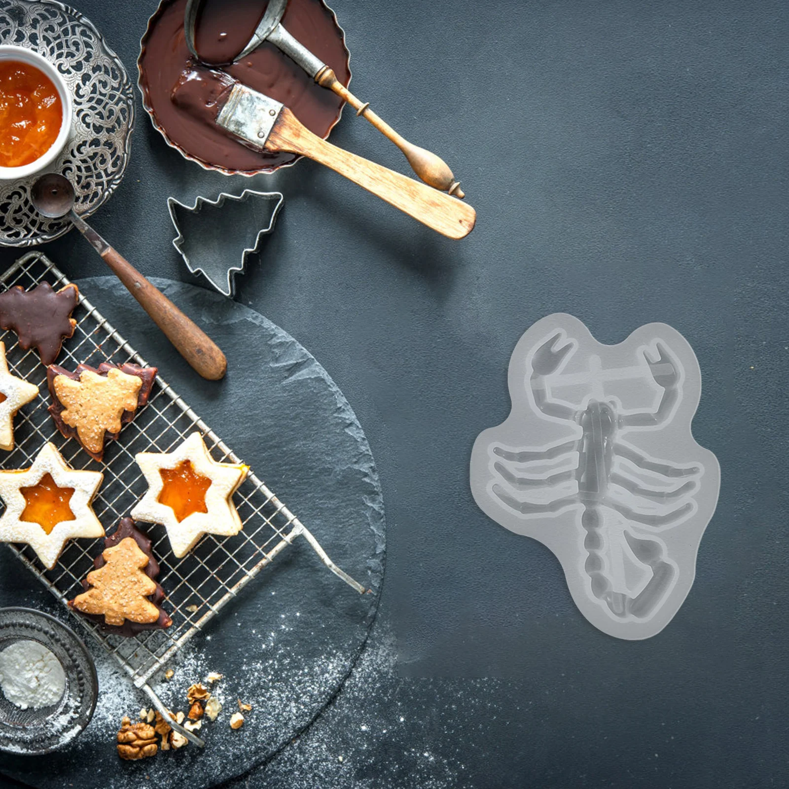 

3Pcs Silicone Animal Fondant Mold Flexible Non-Stick Candy Mold DIY Baking Cake Decoration Crafts Supplies Silicon Molds