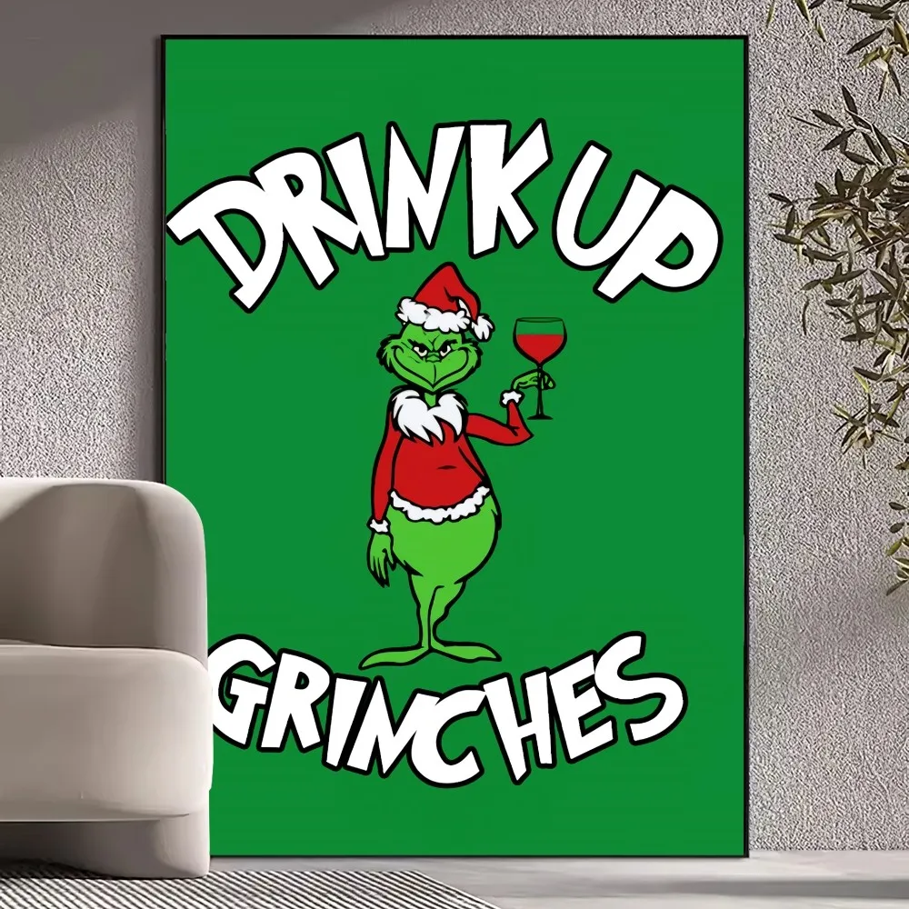 BiliBili Grinchs Christmas Monster Poster Prints Wall Pictures Living Room Home Decoration