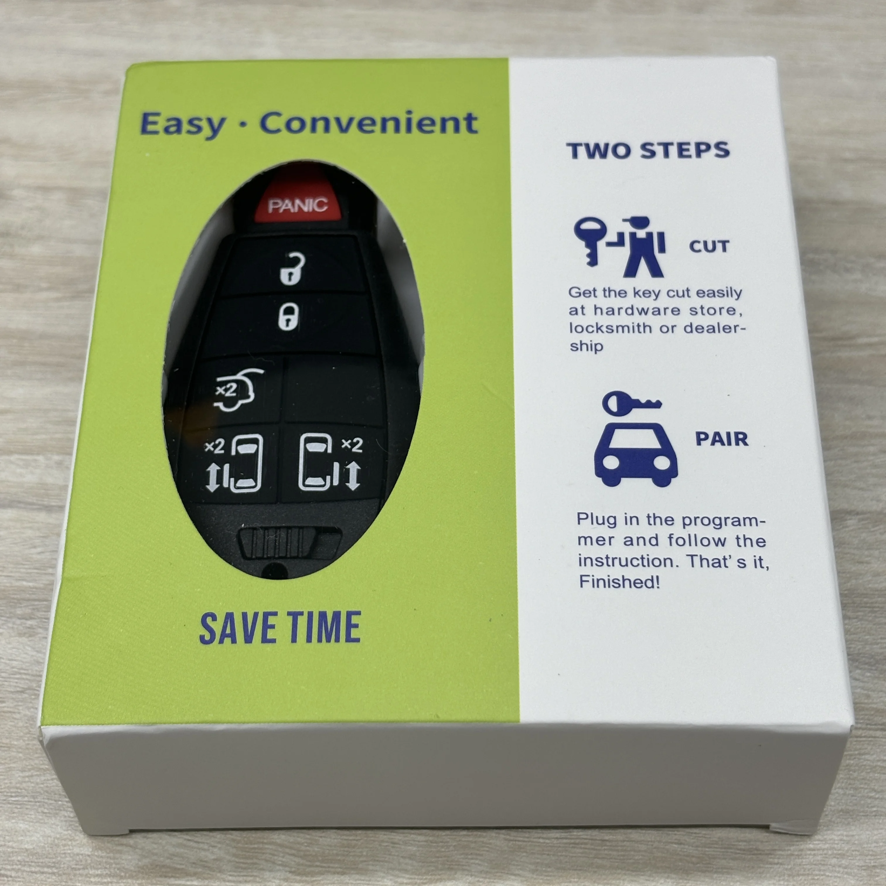 

OBD Set for Jeep Dodge Chrysler 5+1 Button Semi-Smart Key 433 MHz with Electronic Chip M3N5WY783X IYZ-C01C