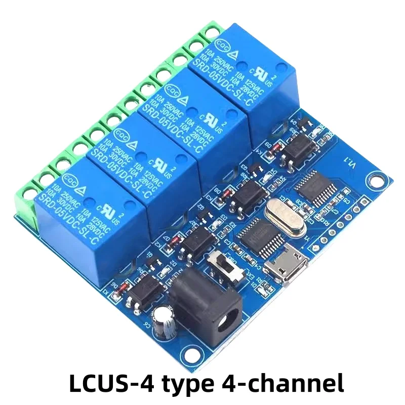 LCUS-1 tipo 1 canale porta seriale del computer modulo relè di controllo USB modulo interruttore PLC LCUS-2 tipo 2 canali 8