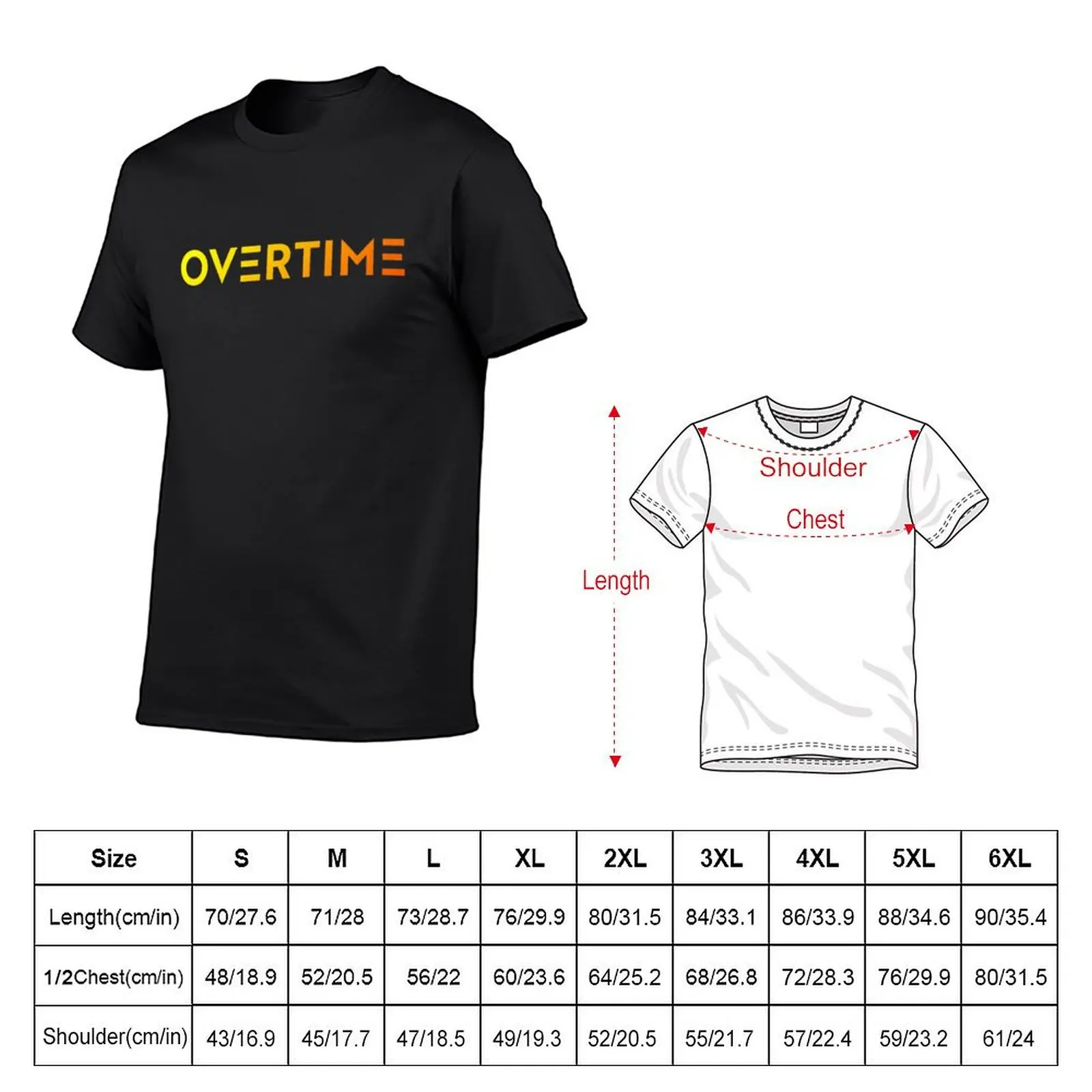 overtime cuy T-shirt oversized hippie clothes plus sizes Blouse mens funny t shirts