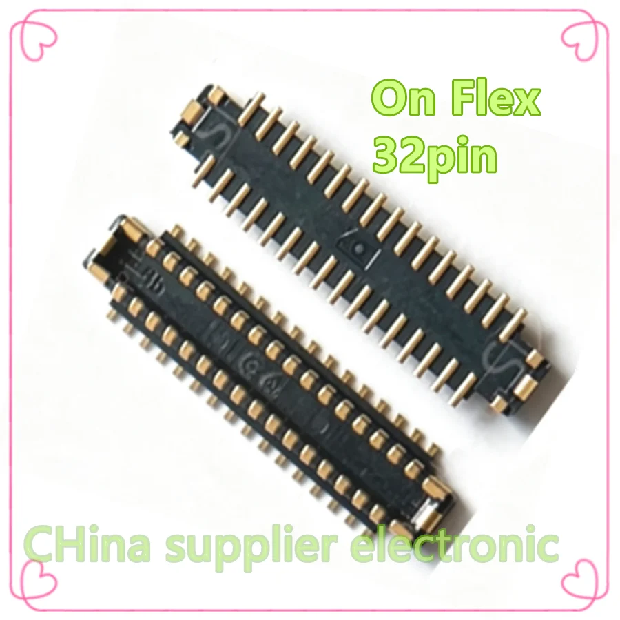 32pin For Huawei 9X Pro P40 P20 Nova 5i Inline connector on mother board Flex