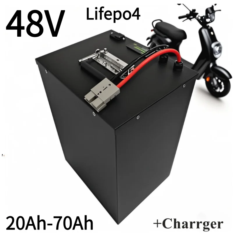 

48V 20Ah 30Ah 35Ah 40Ah 45ah 50ah 60ah 70Ah Lifepo4 Lithium Battery for 48V Vehicles Golf Cart tricycle Two-wheeler