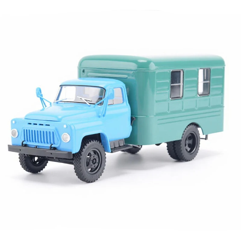 

1:43 Scale Plastic Model Soviet LUAZ-37031 Light Four-wheel-drive Off-road Truck Static Display Collectible Toy Gift Souvenir