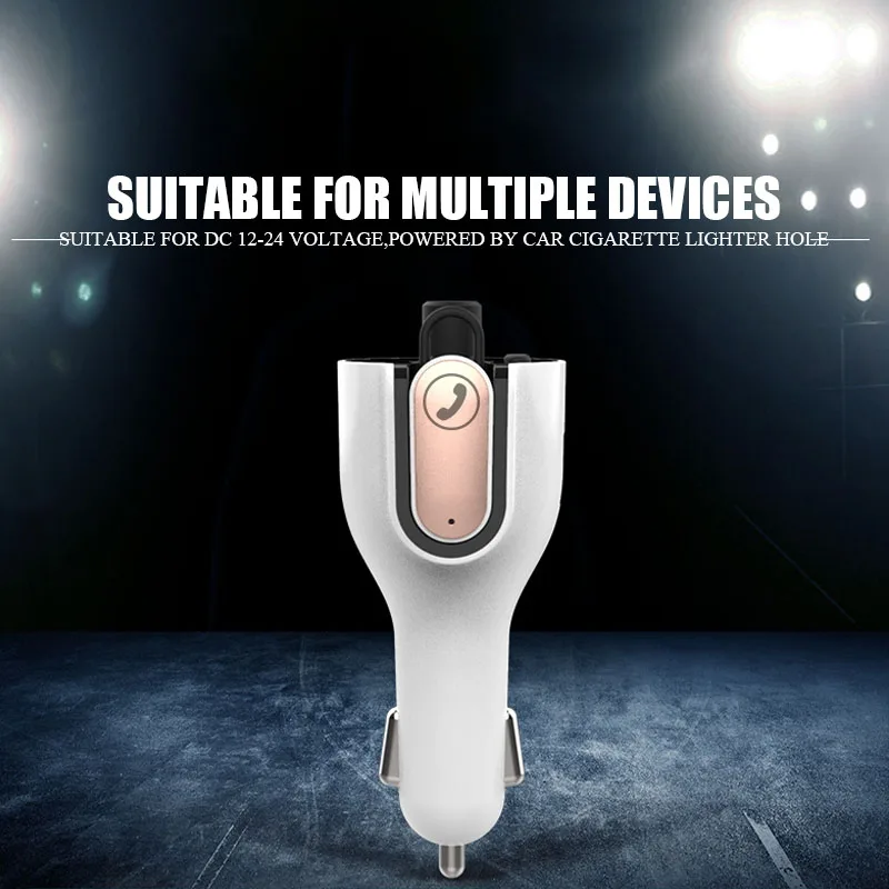 New Fashion Car Bluetooth-compatible 5.0 FM Transmitter Car MP3 Modulator Player With Wireless Handsfree Audio Receiver