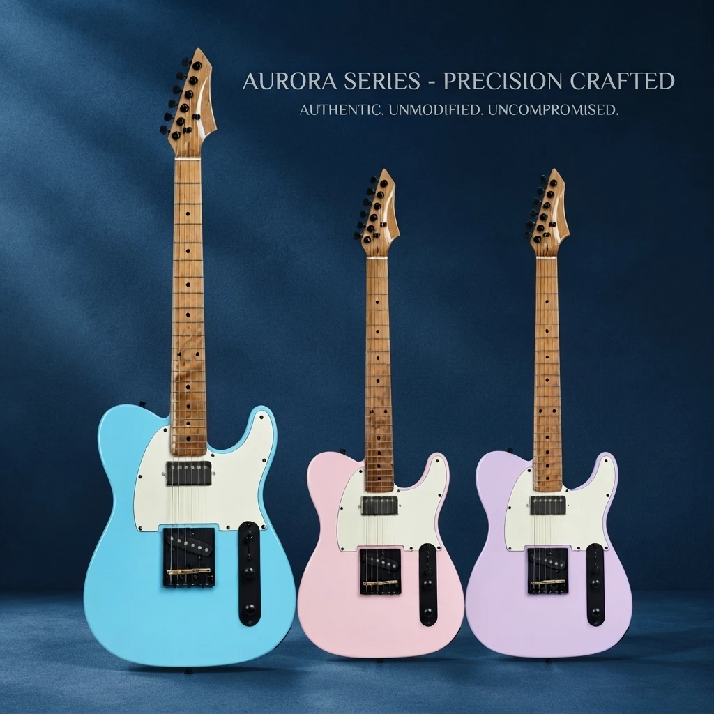 TL tele electric guitar, rounded fret ends guitar alnico 5 pickups chrome hardware 6 string guitar, rock blues telecaster guitar
